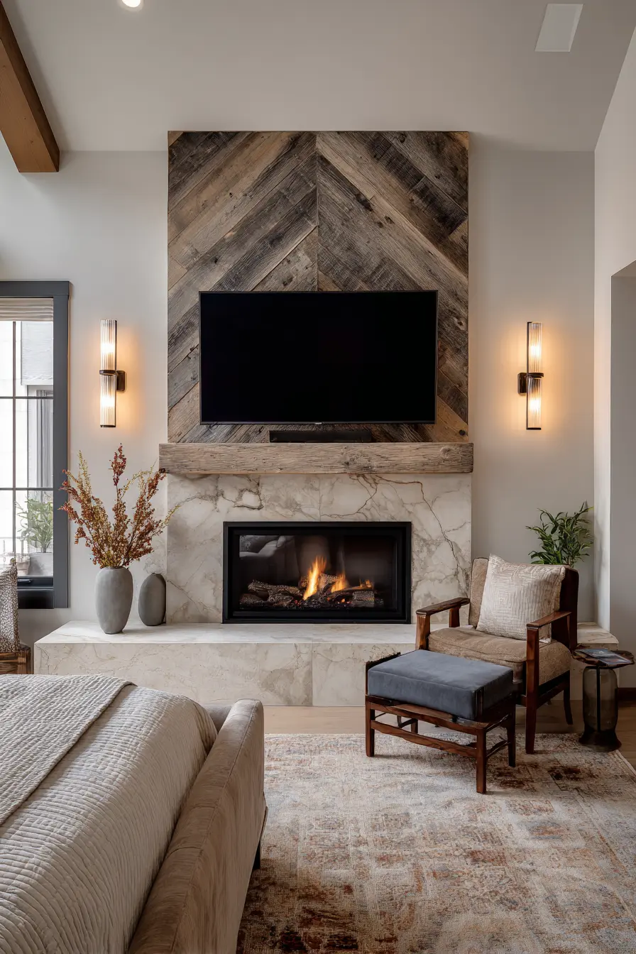 Fireplace Tv Wall 118798
