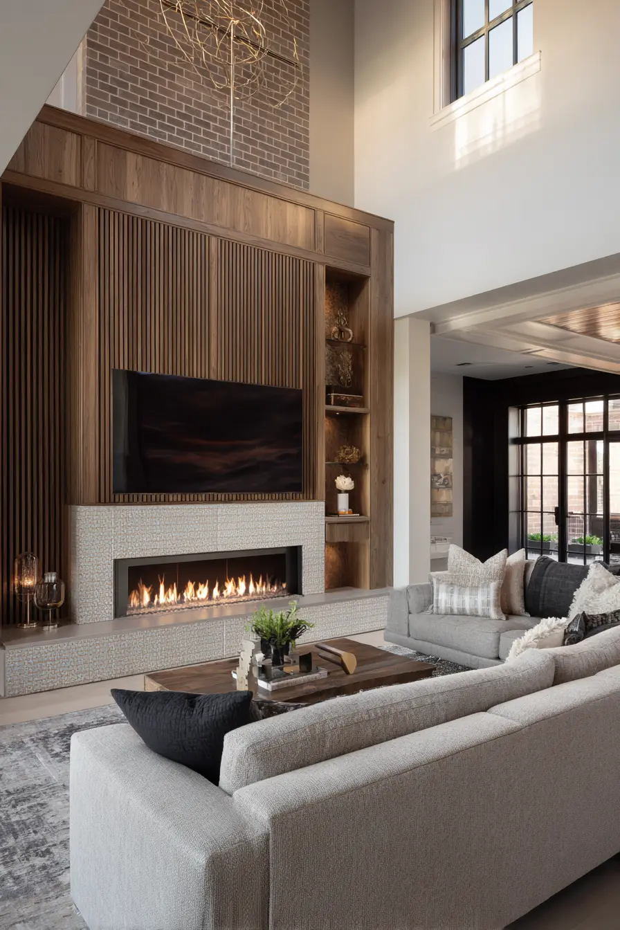 Fireplace Tv Wall 123370