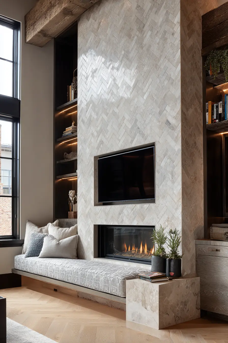 Fireplace Tv Wall 111638
