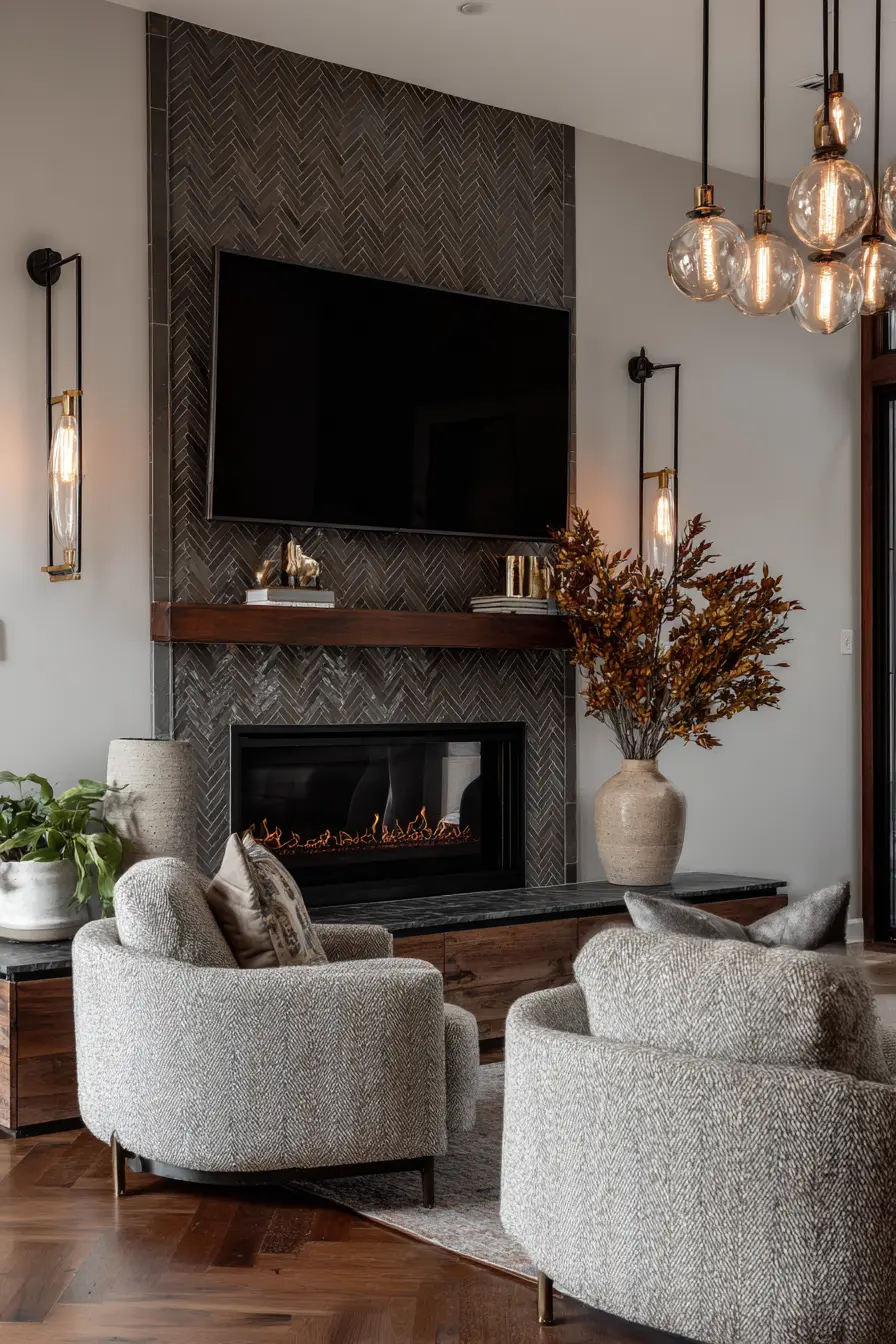 Fireplace Tv Wall 153738