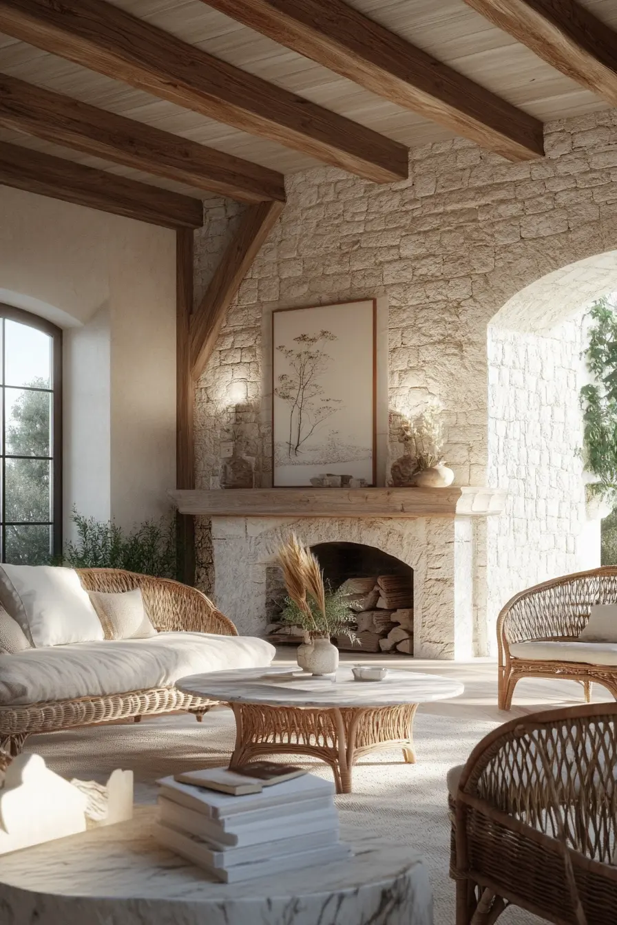 French Country Living Room 135272