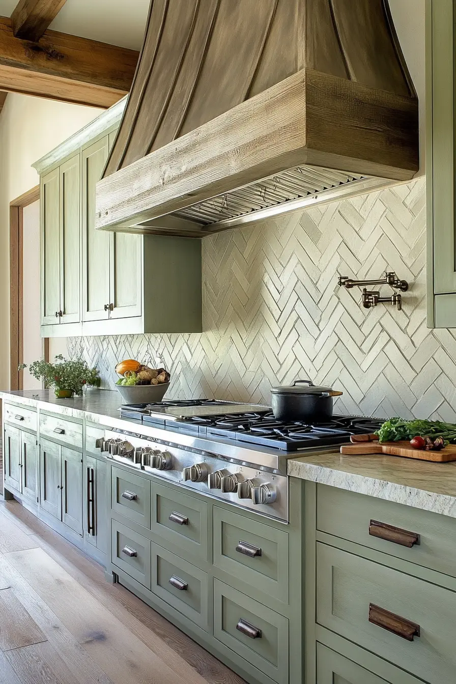 Green Kitchen Cabinets 174846