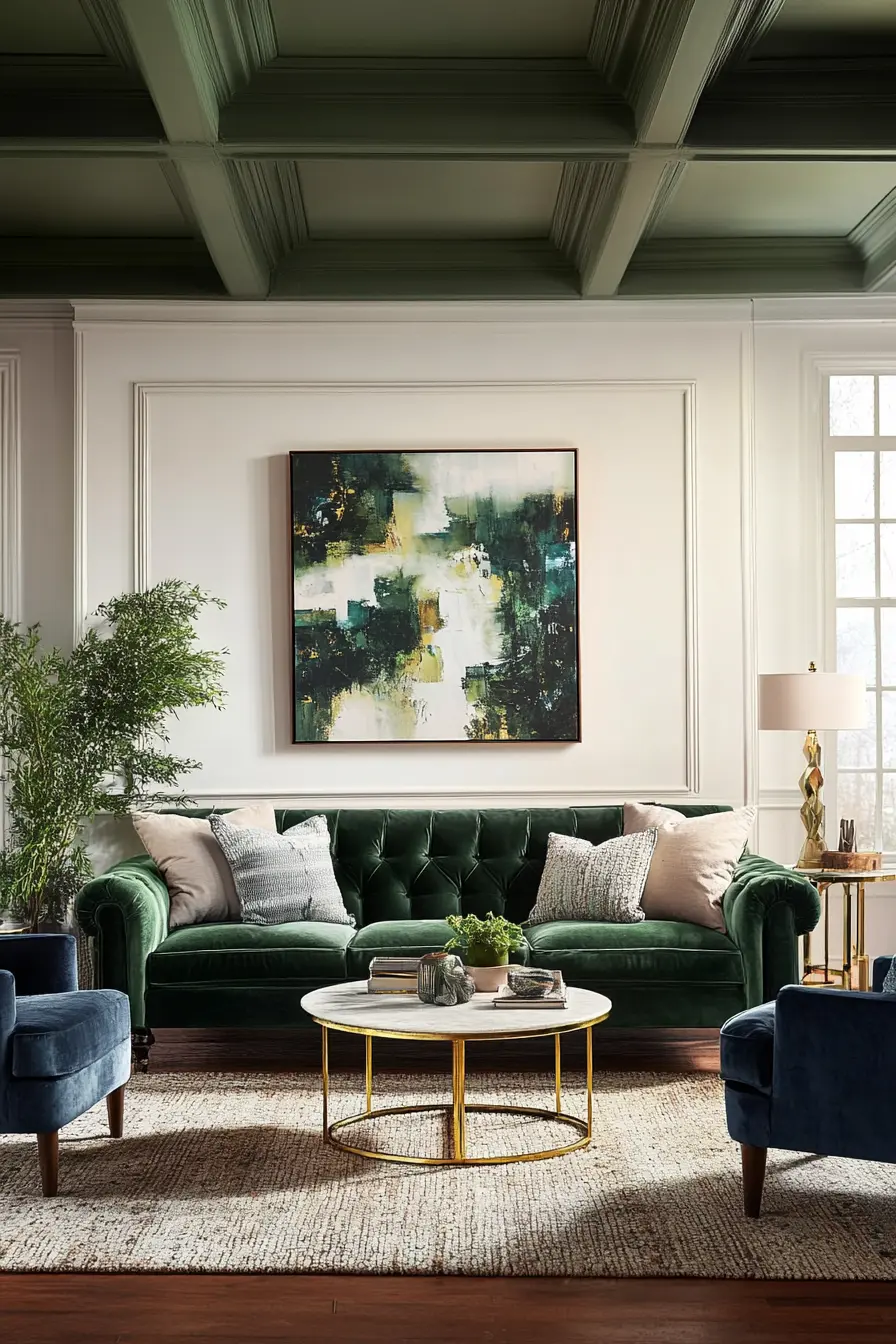 Green Living Room 143570