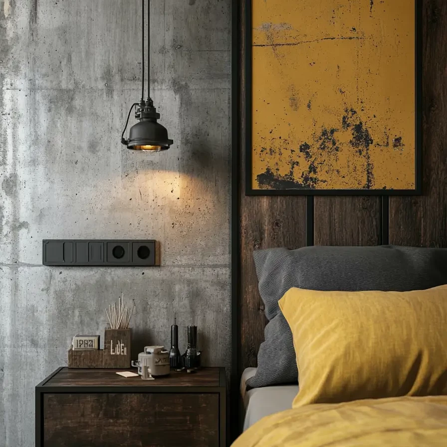 Industrial Bedroom 124728