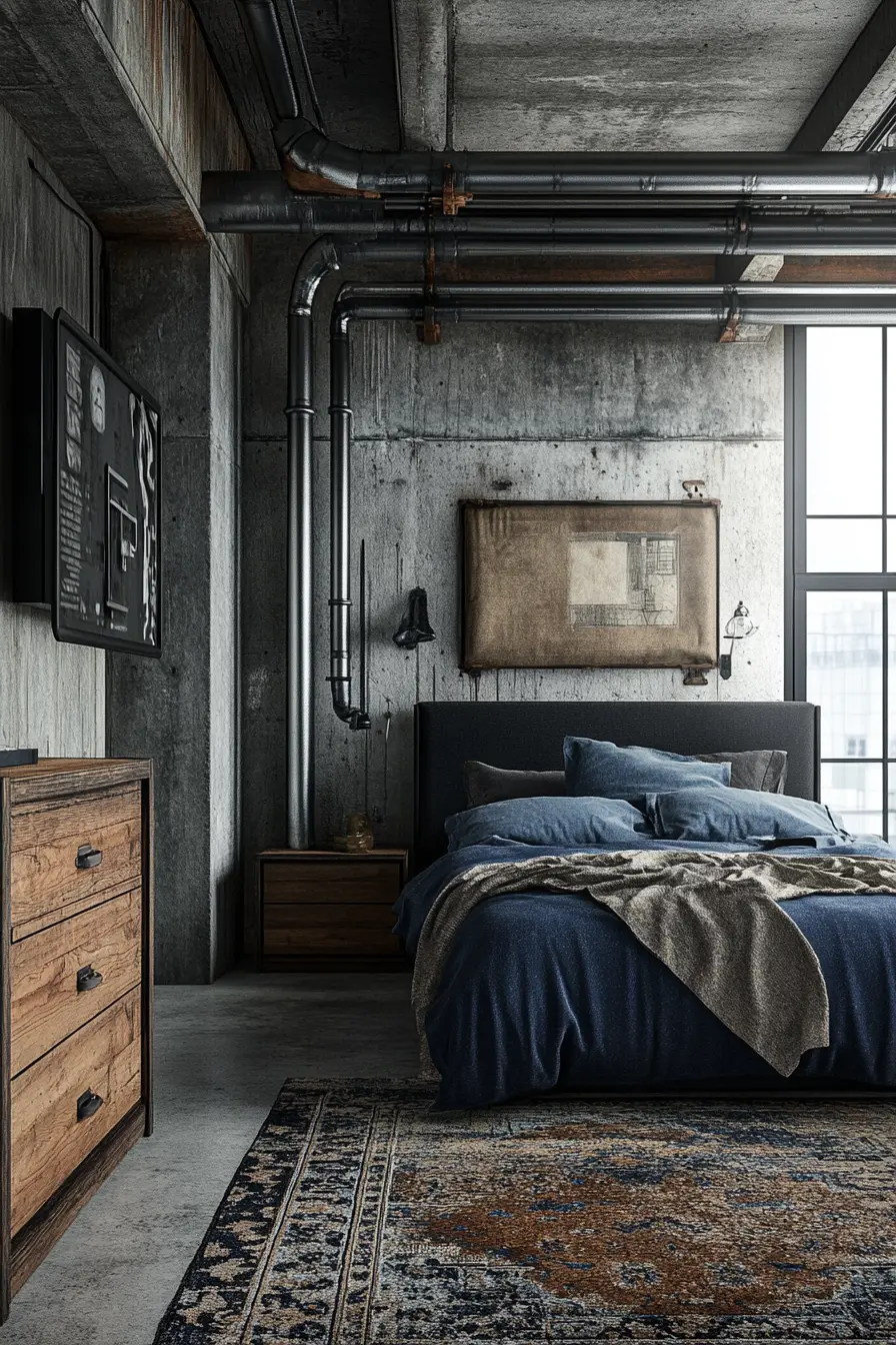 Industrial Bedroom 212278