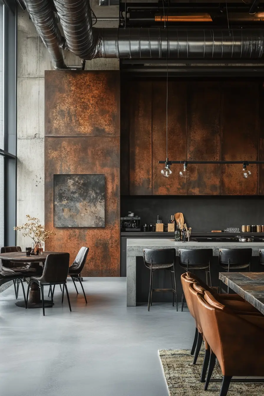 Industrial Dining Room 100182