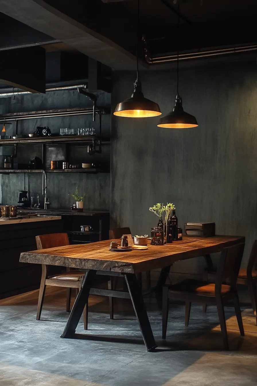 Industrial Dining Room 77758