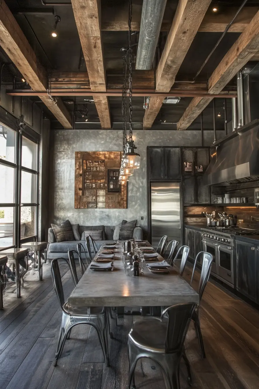 Industrial Dining Room 111764