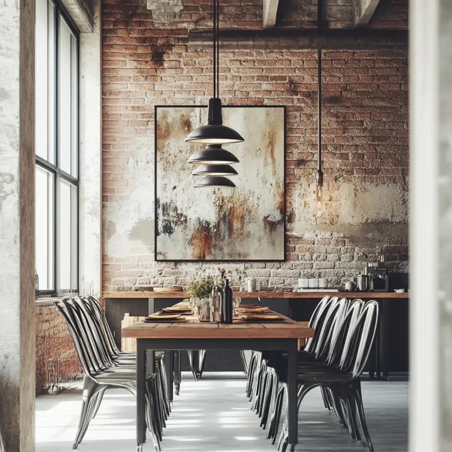 Industrial Dining Room 133550