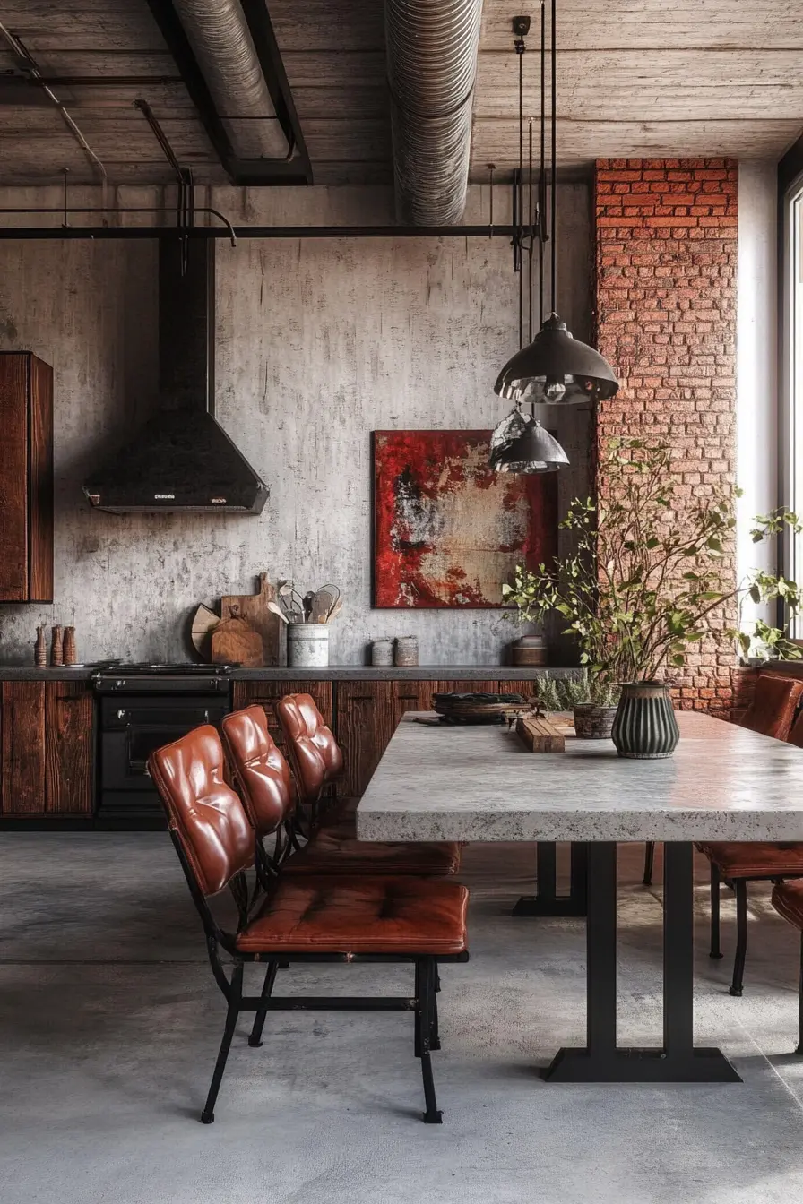 Industrial Dining Room 164294