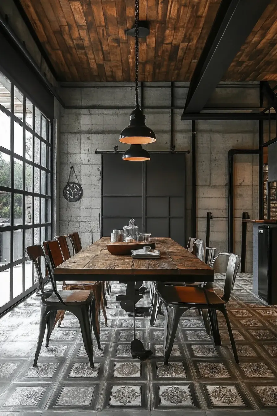 Industrial Dining Room 168102