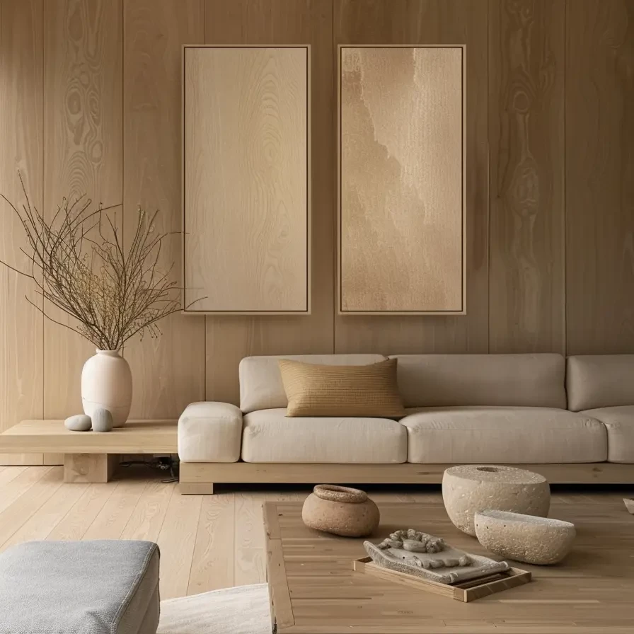 Japandi Living Room 66180