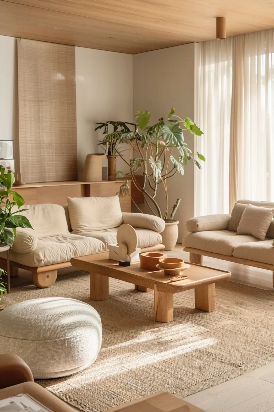 Japandi Living Room 116176