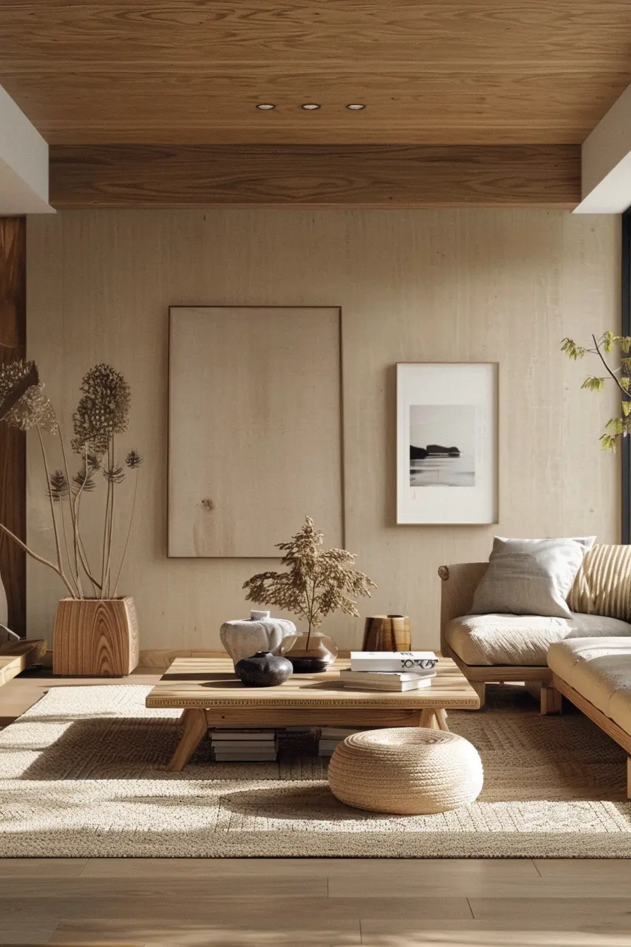 Japandi Living Room 107678