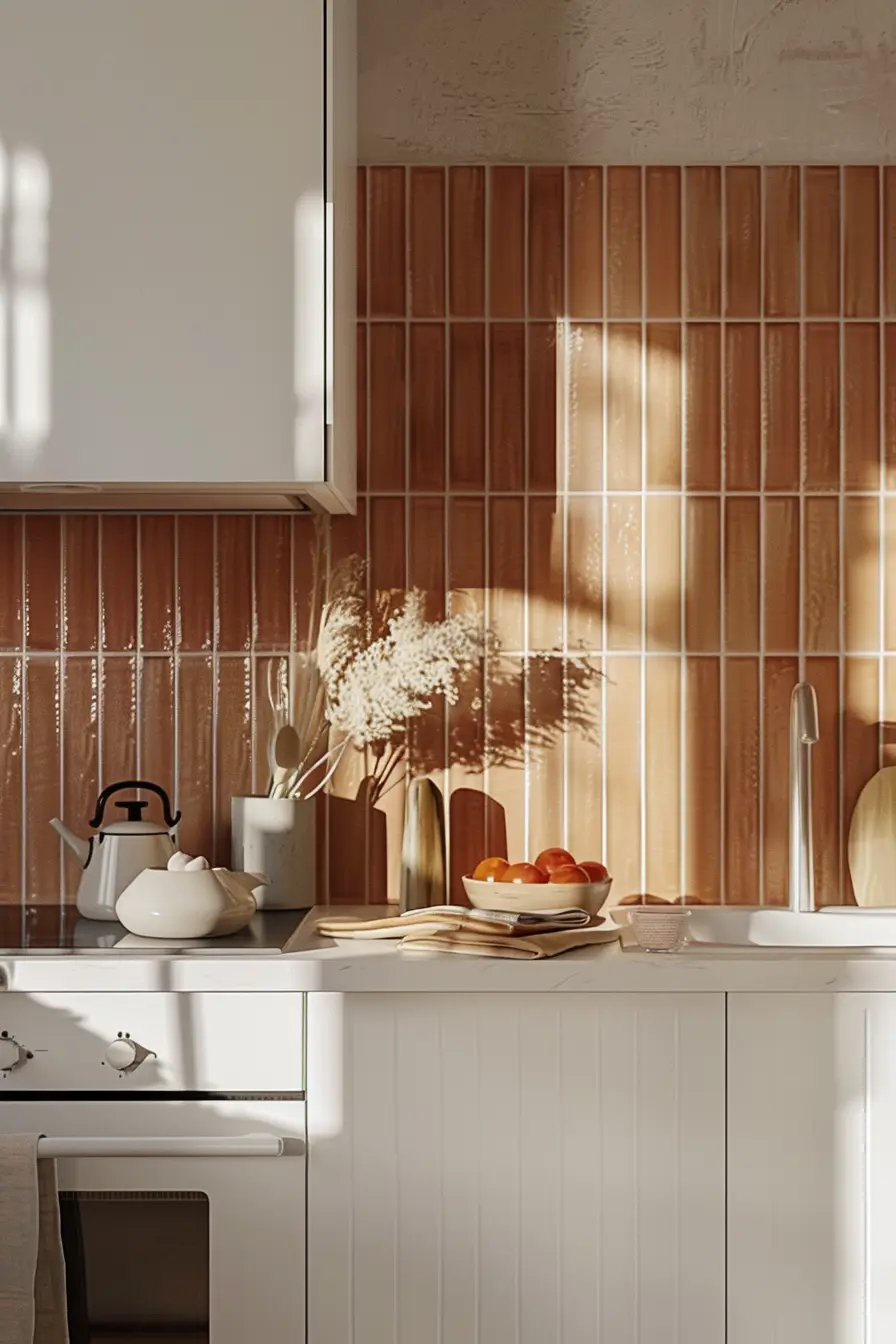 Kitchen Backsplash with White Cabinets 51166