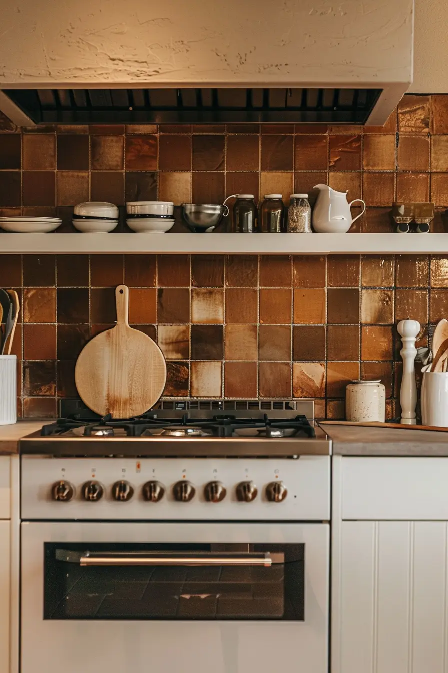 Kitchen Backsplash with White Cabinets 83188