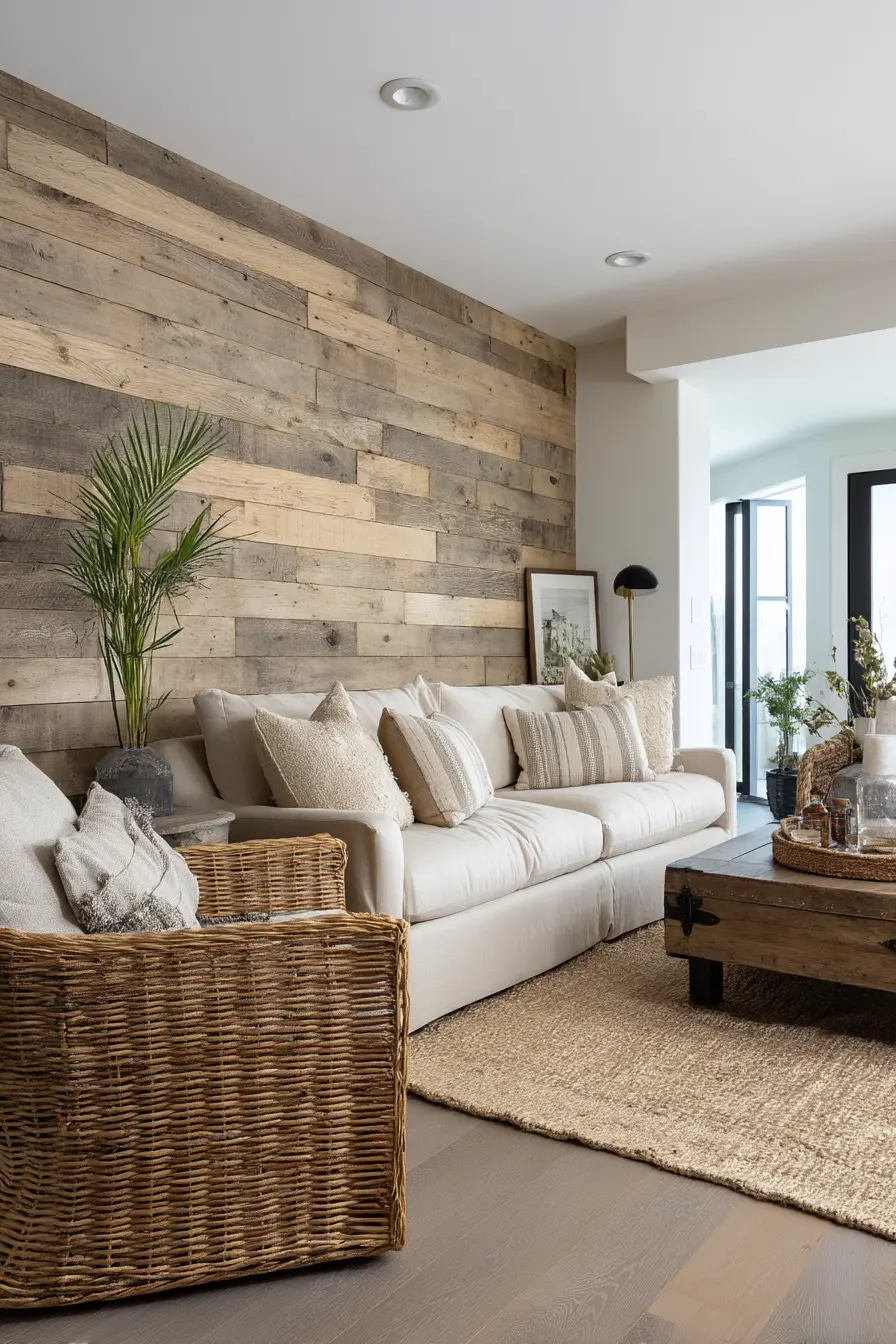 40 Creative Living Room Accent Walls That Go Beyond Paint