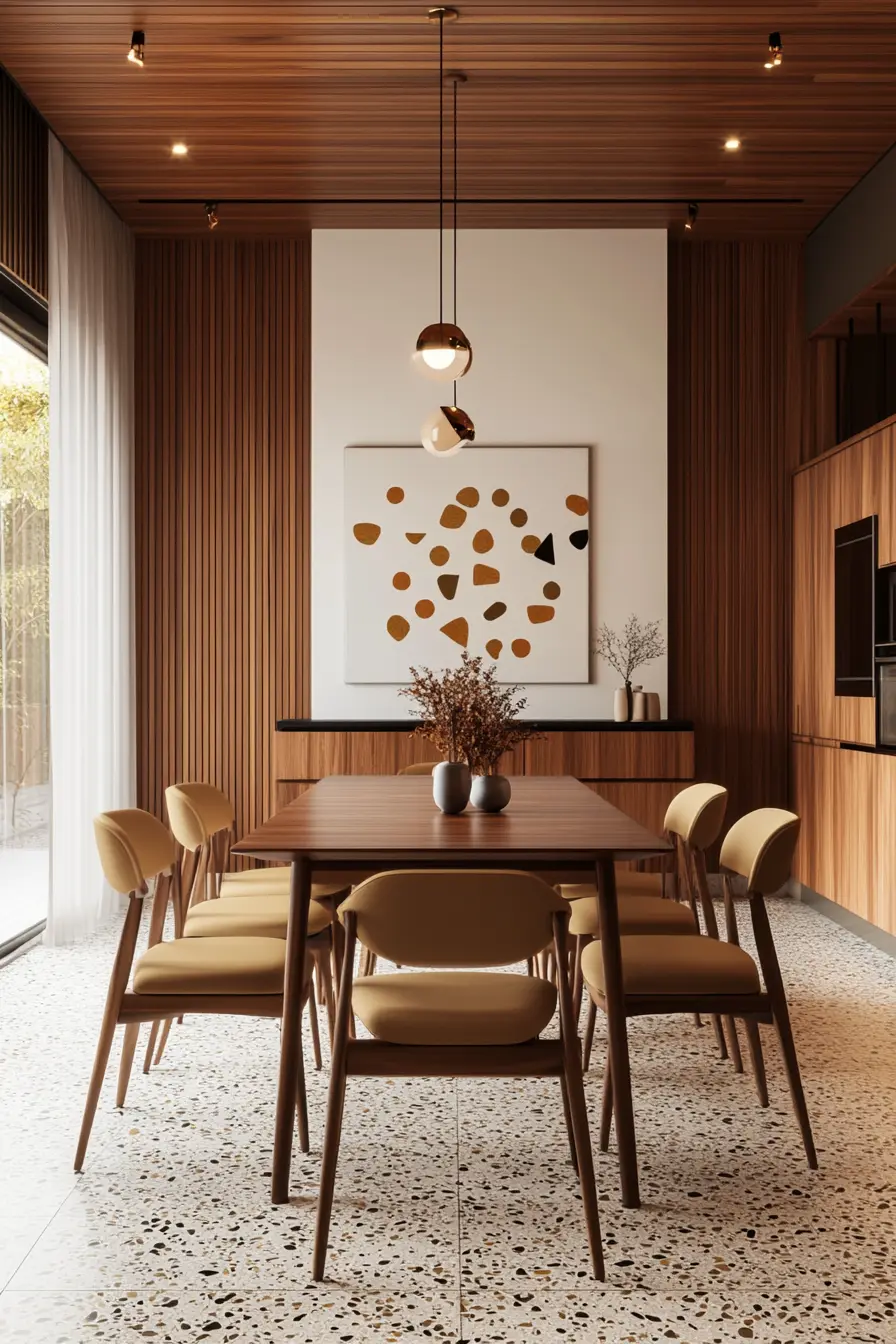 Mid Century Modern Dinning Room 112718