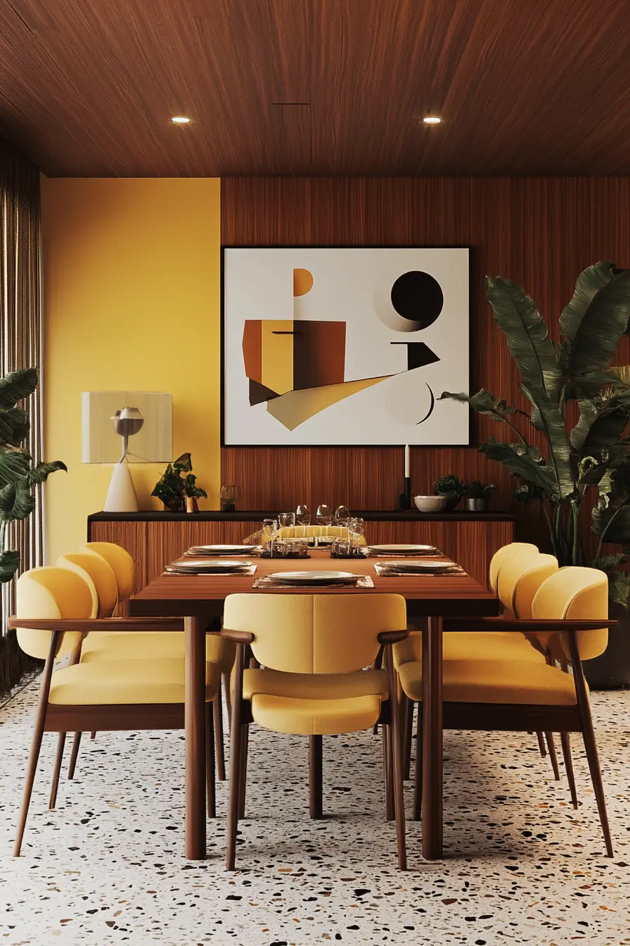 Mid Century Modern Dinning Room 129590