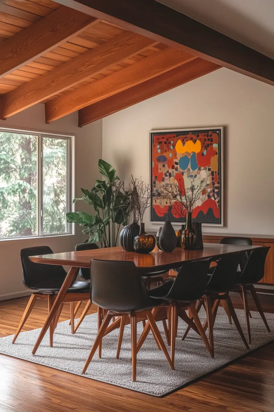 Mid Century Modern Dinning Room 123444