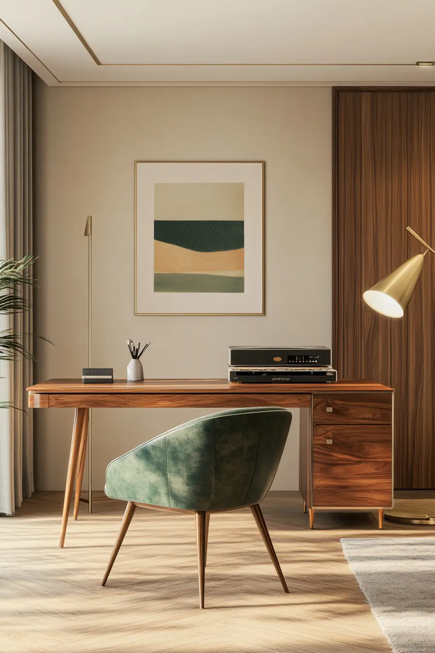 Mid Century Modern Office 64484