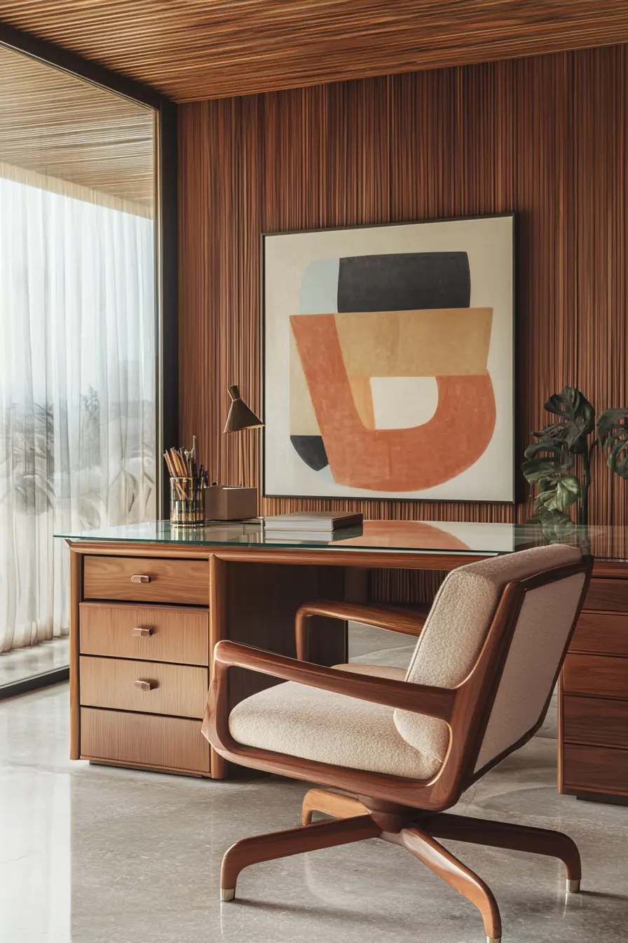 Mid Century Modern Office 99552