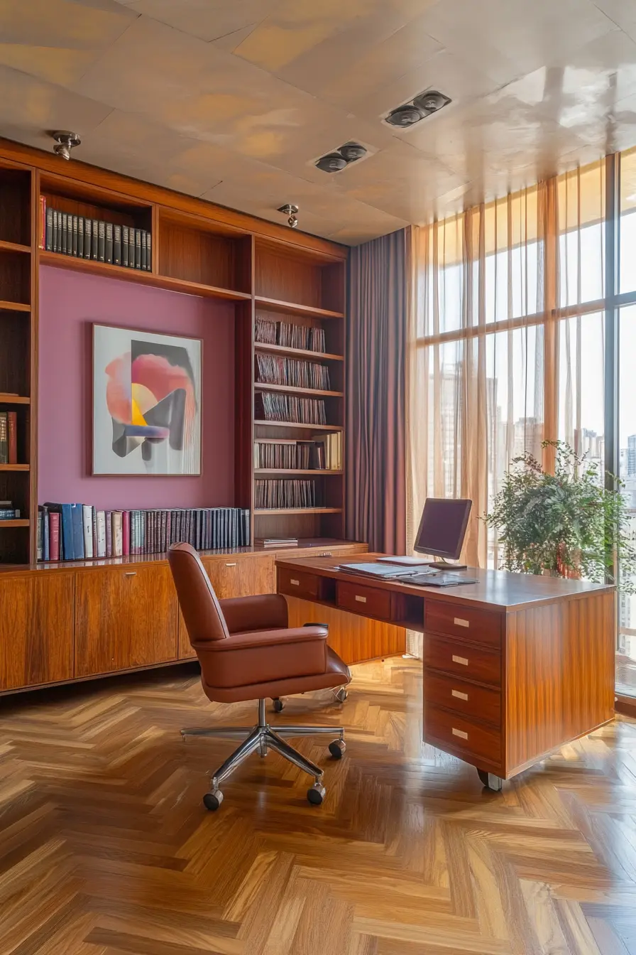 Mid Century Modern Office 102442