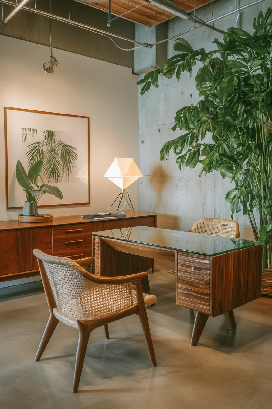 Mid Century Modern Office 110658