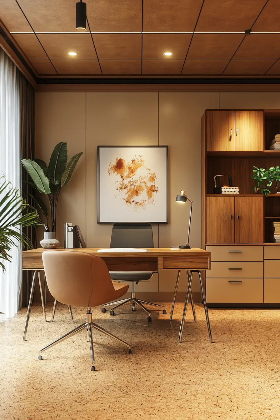 Mid Century Modern Office 129942