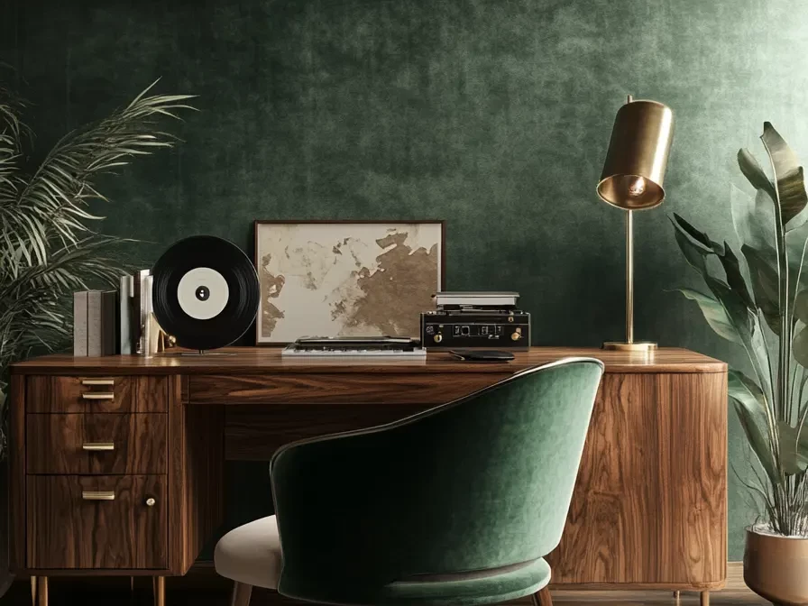 Mid Century Modern Office 141010