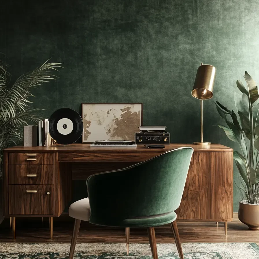 Mid Century Modern Office 141010