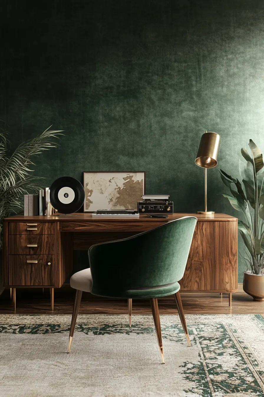 Mid Century Modern Office 141010