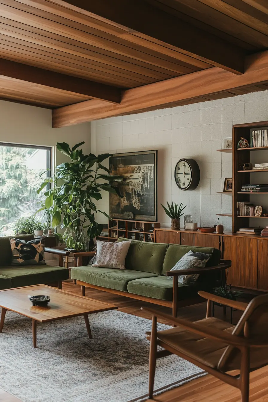 Mid Century Modern Living Room 135618