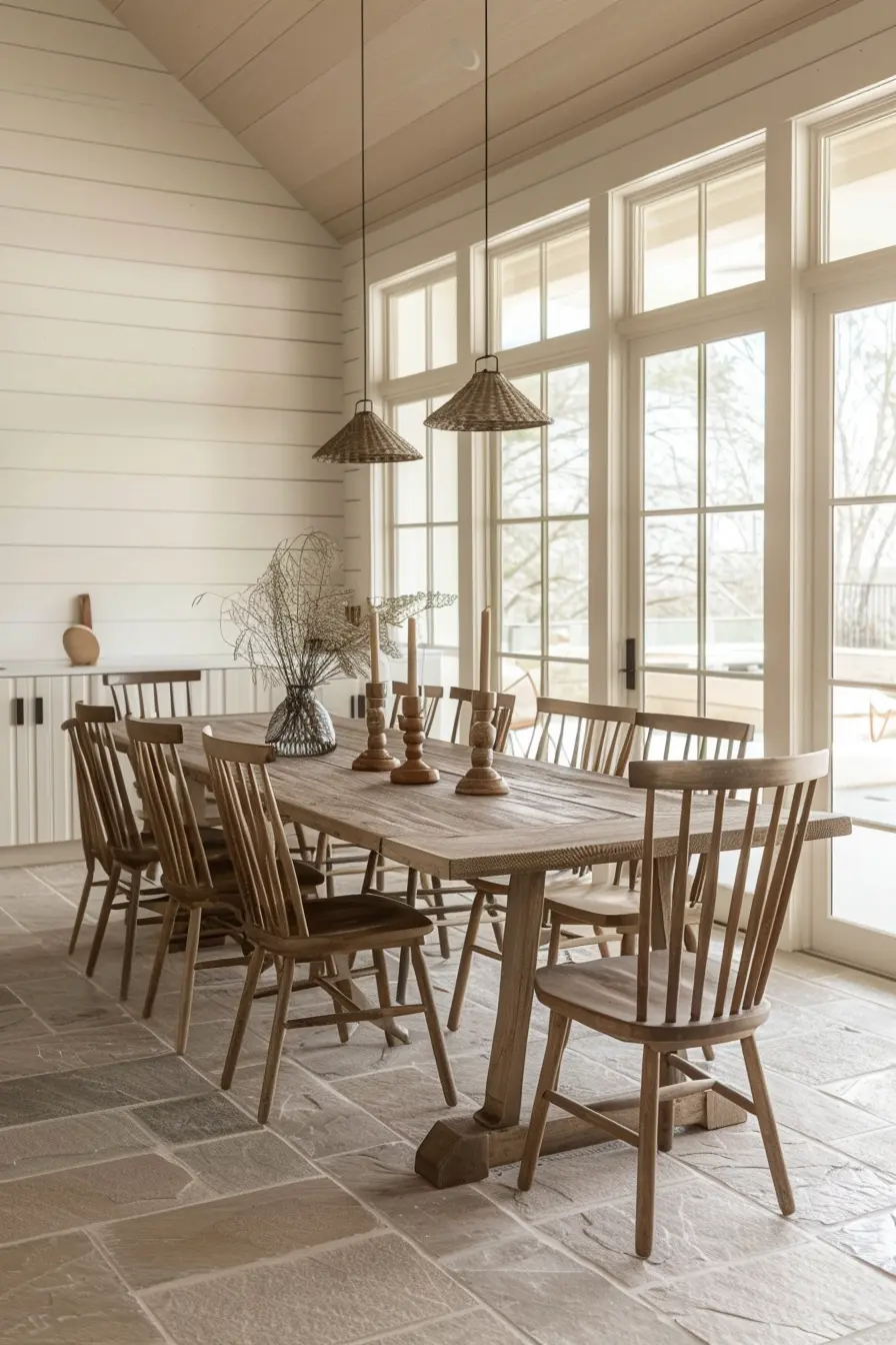 Modern Farmhouse Dining Room 98130