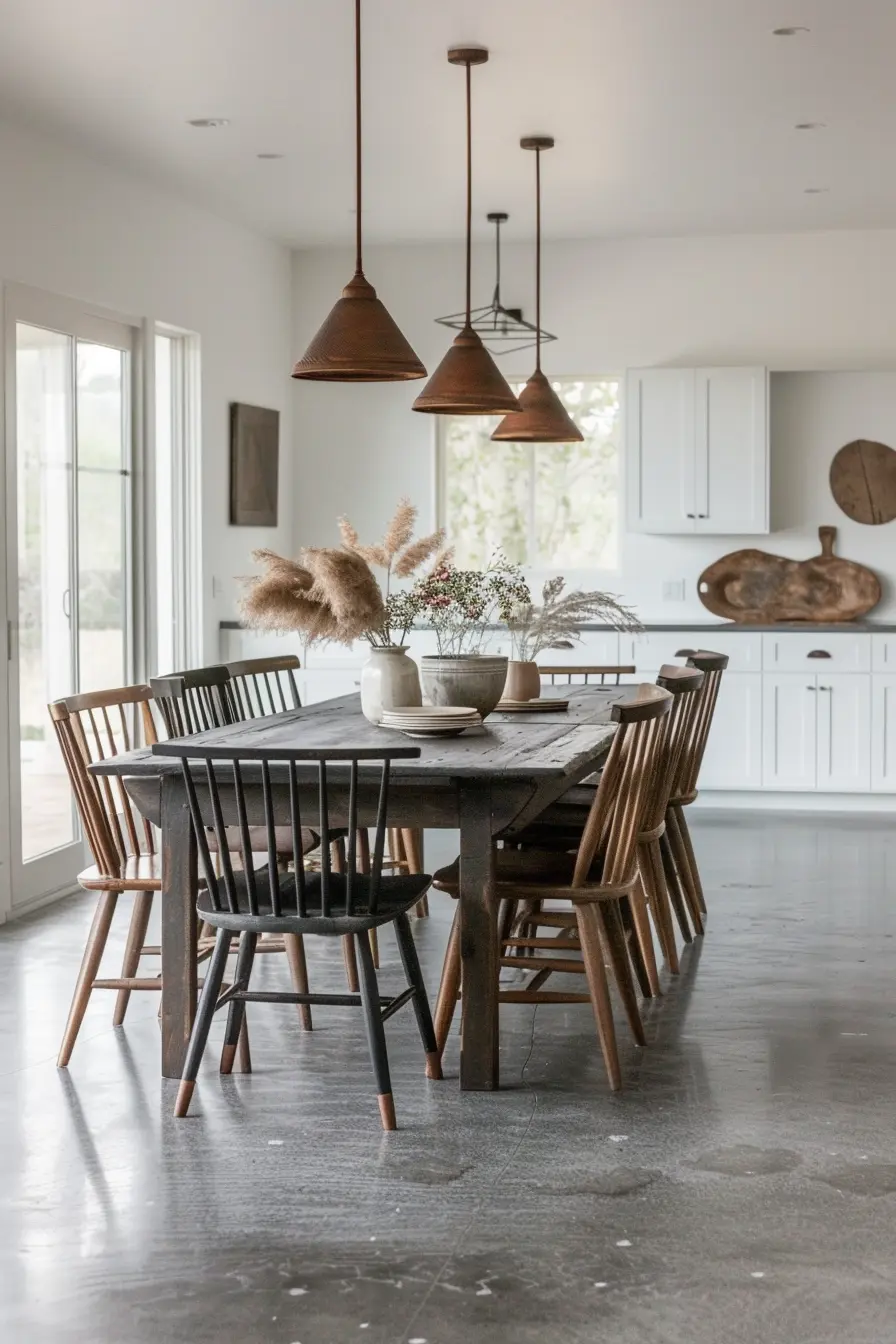 Modern Farmhouse Dining Room 82692