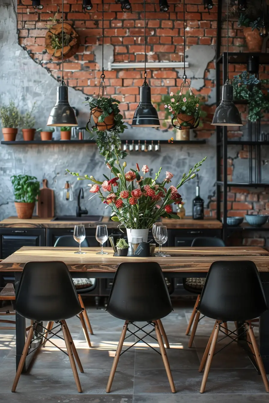 Modern Farmhouse Dining Room 116998