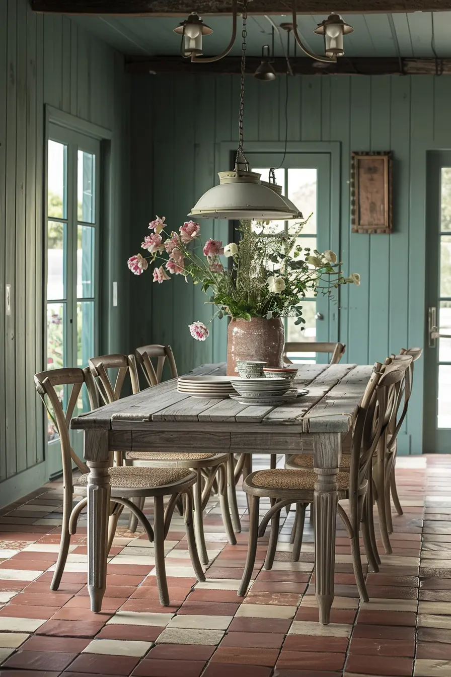 Modern Farmhouse Dining Room 119052