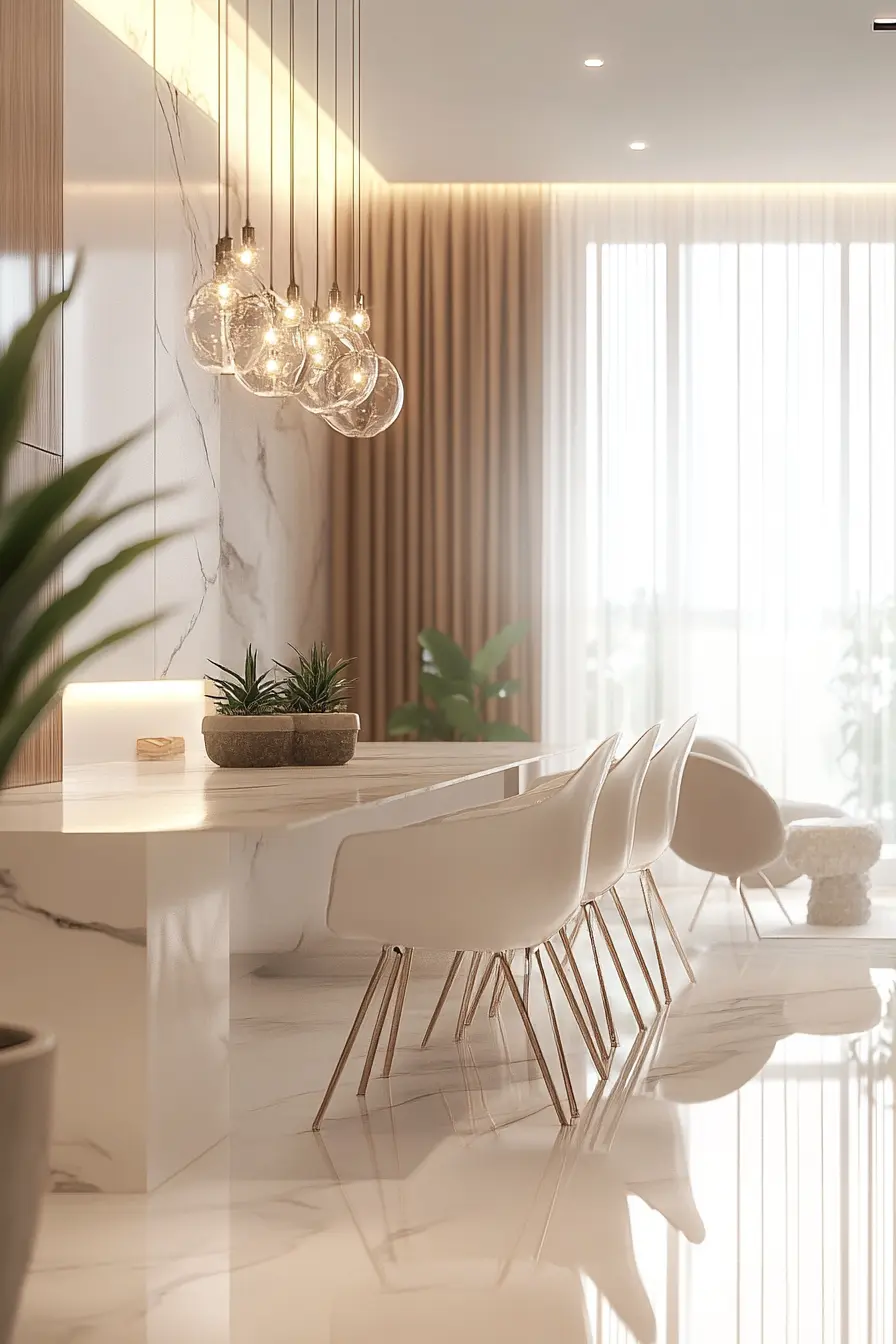 Organic Modern Dining Room 54060