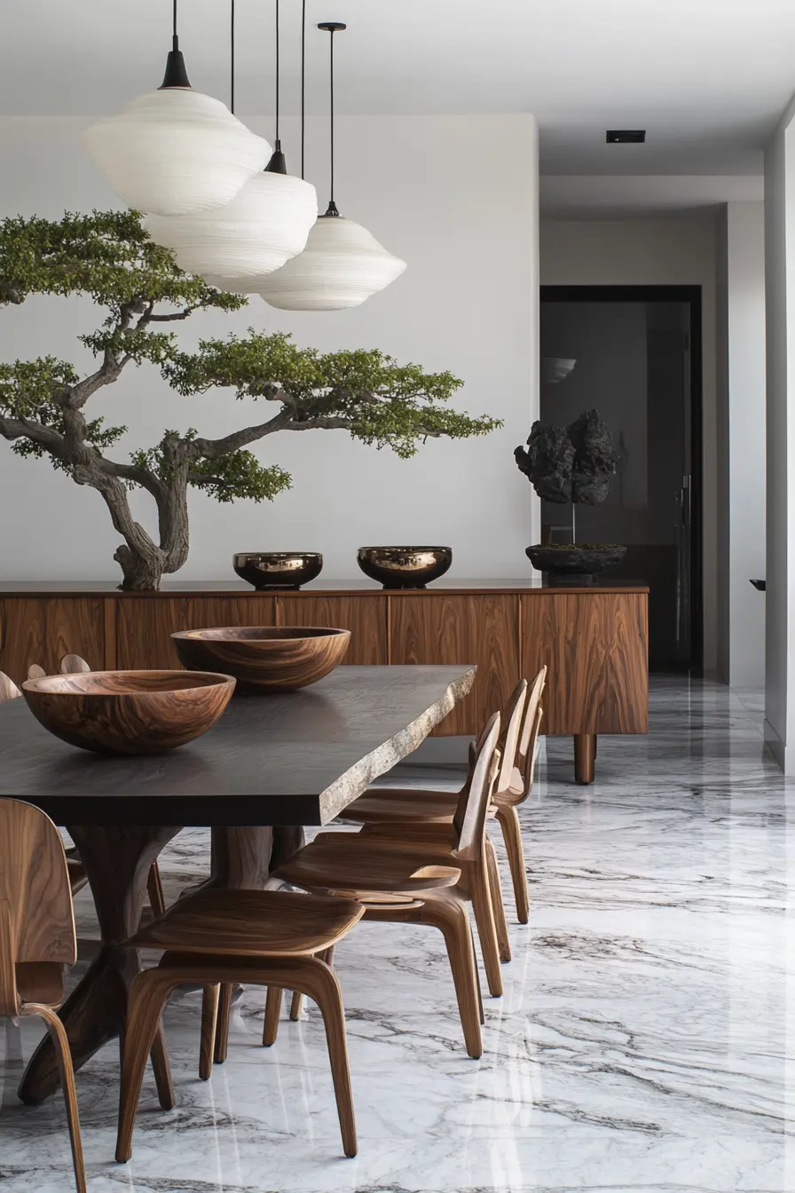 Organic Modern Dining Room 94996