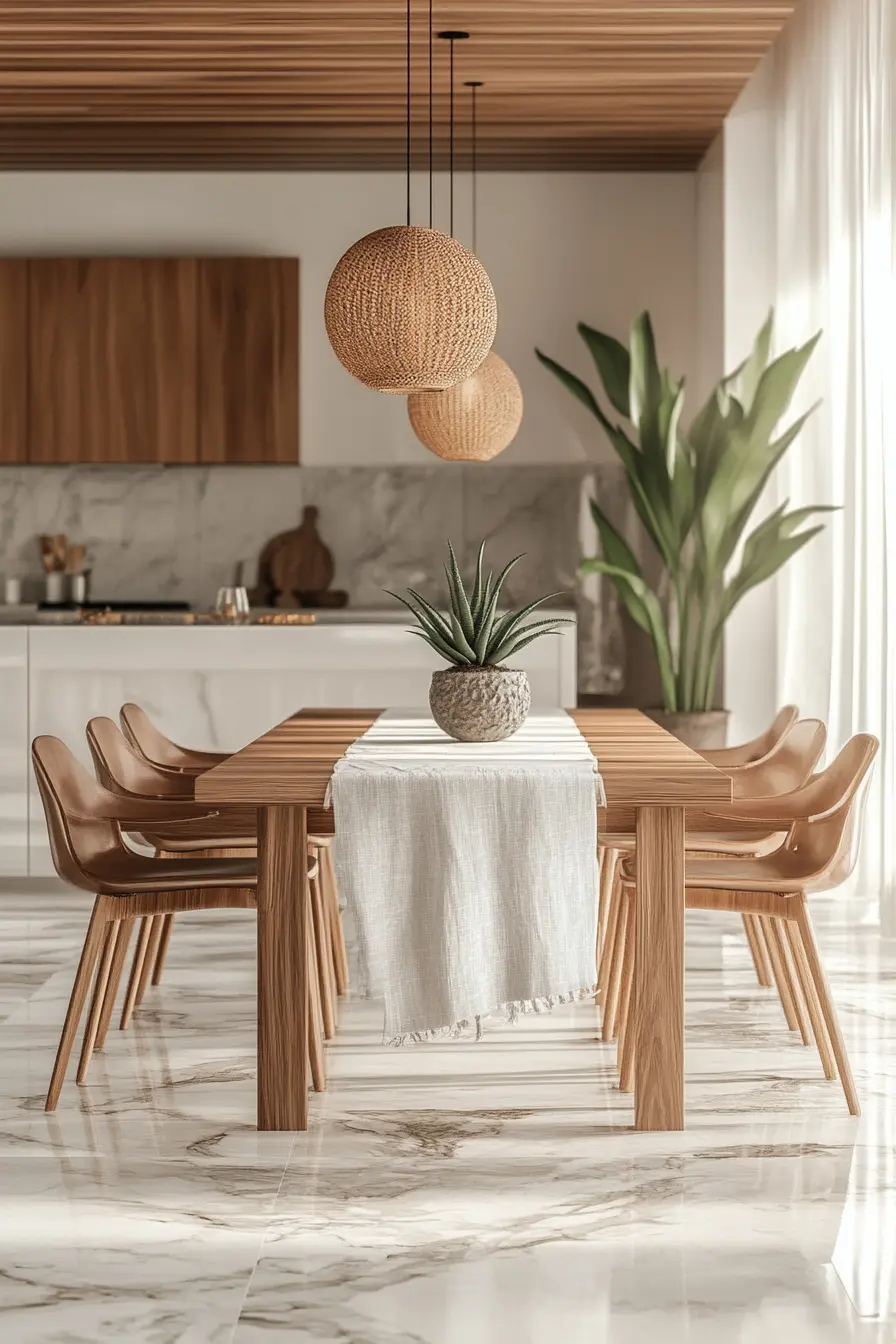 Organic Modern Dining Room 83044