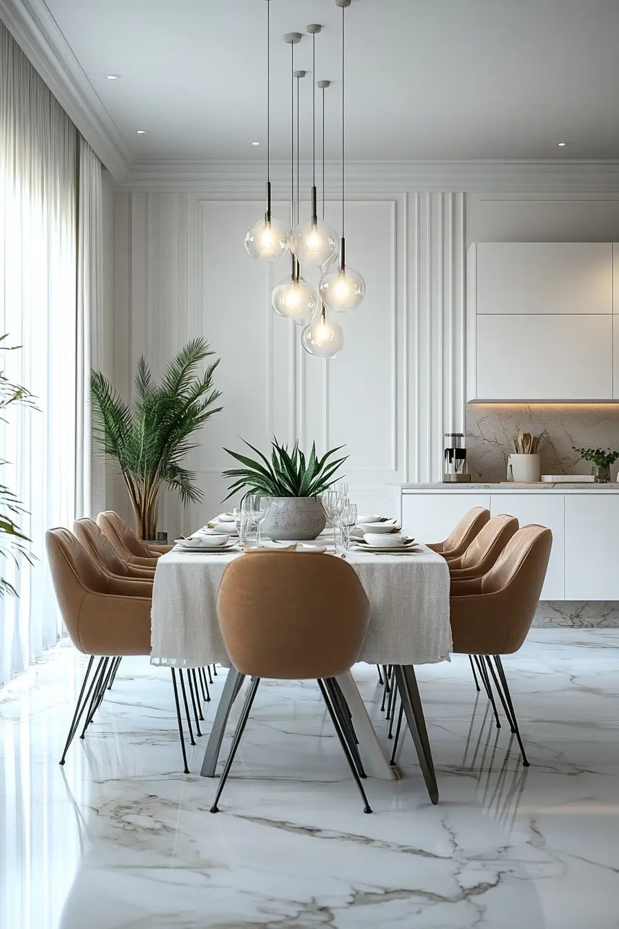 Organic Modern Dining Room 75138