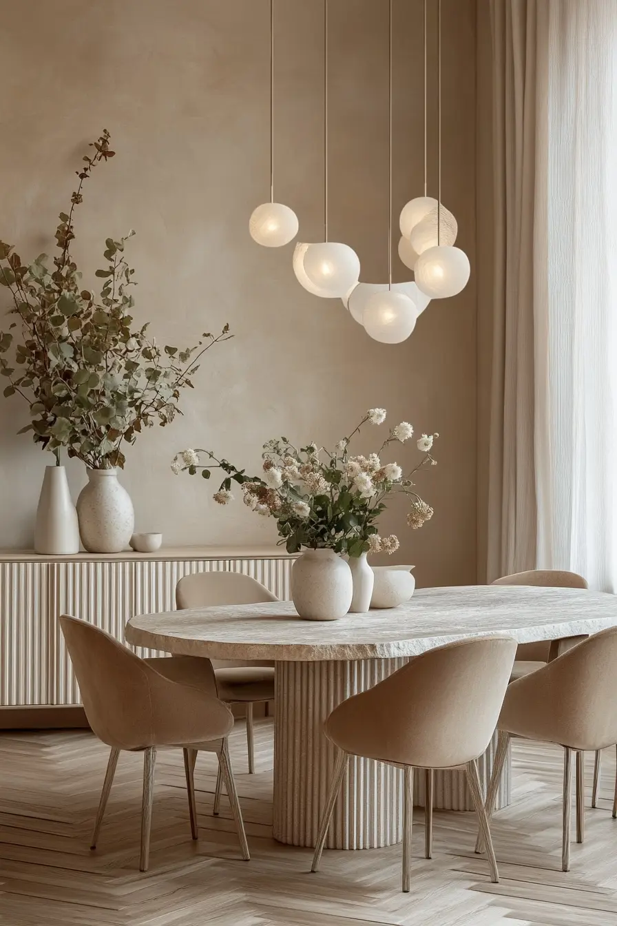 Organic Modern Dining Room 87438