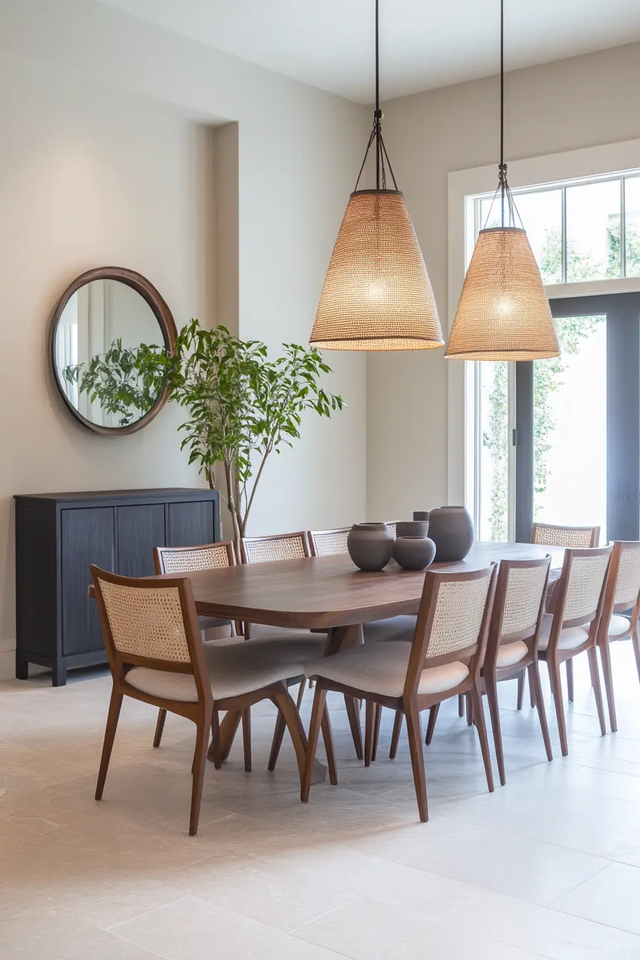 Organic Modern Dining Room 87630