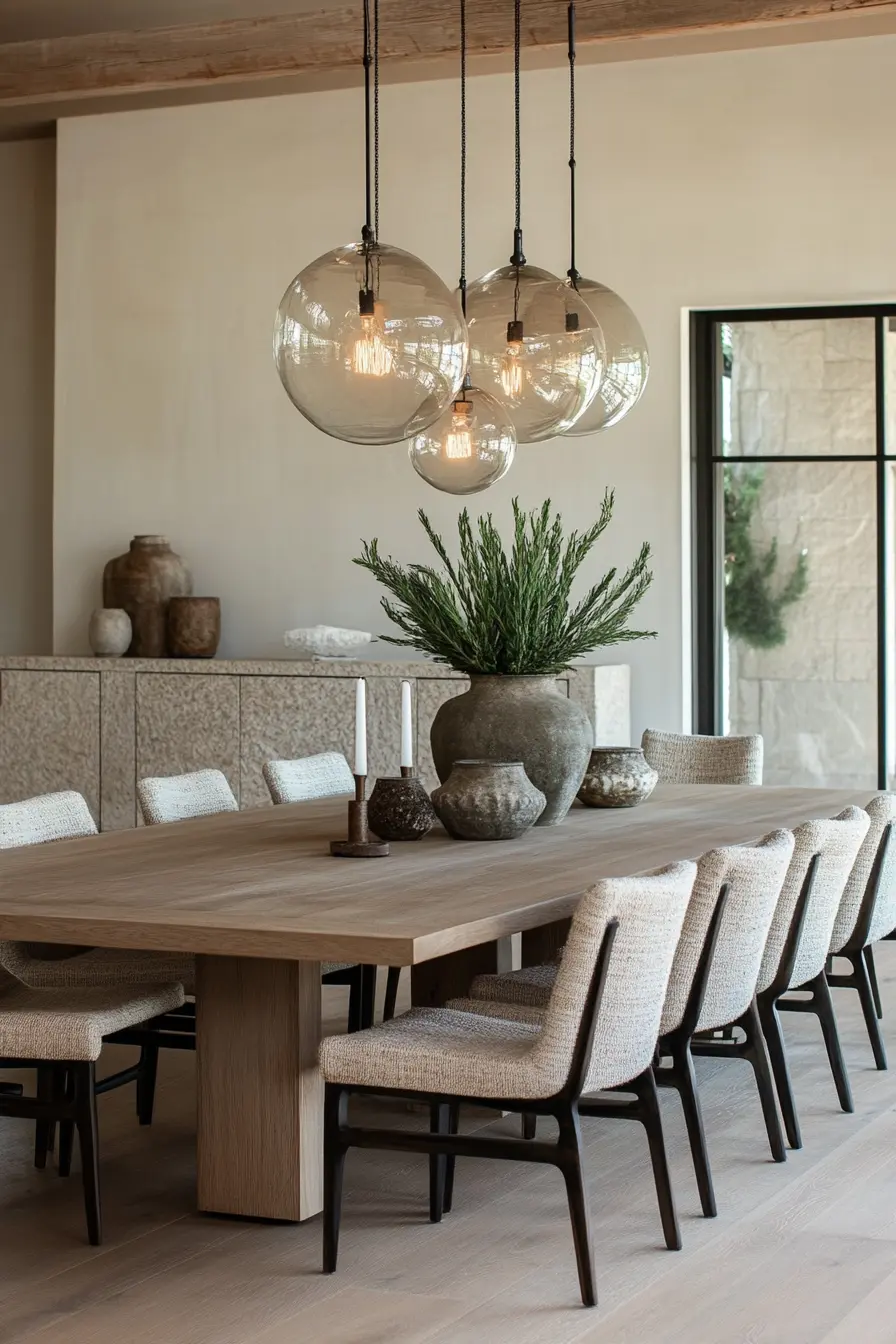 Organic Modern Dining Room 103158