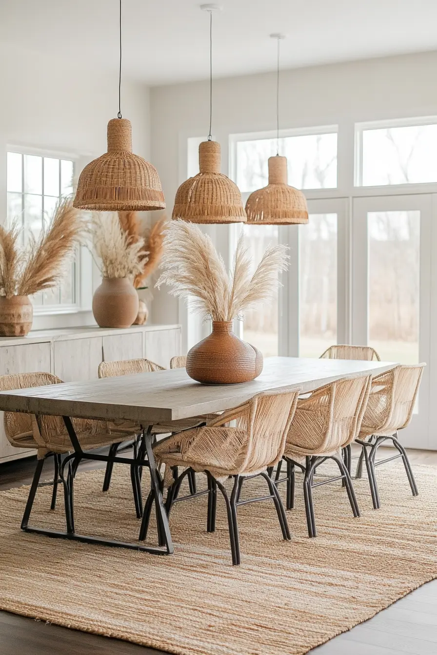 Organic Modern Dining Room 157900