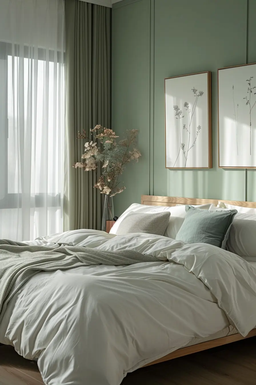 Sage Green Bedroom 66502