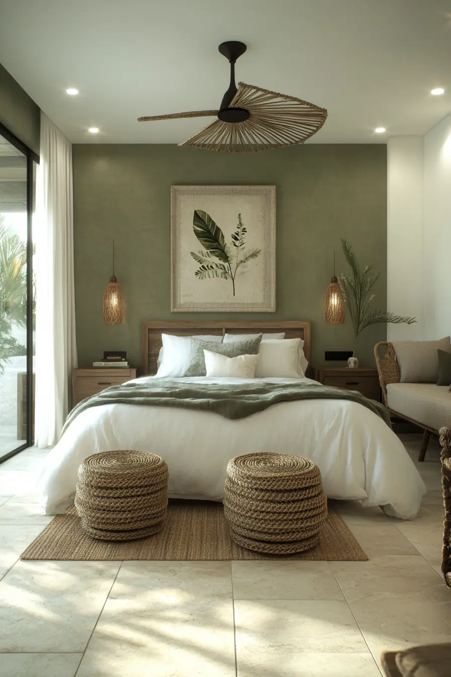 Sage Green Bedroom 77566