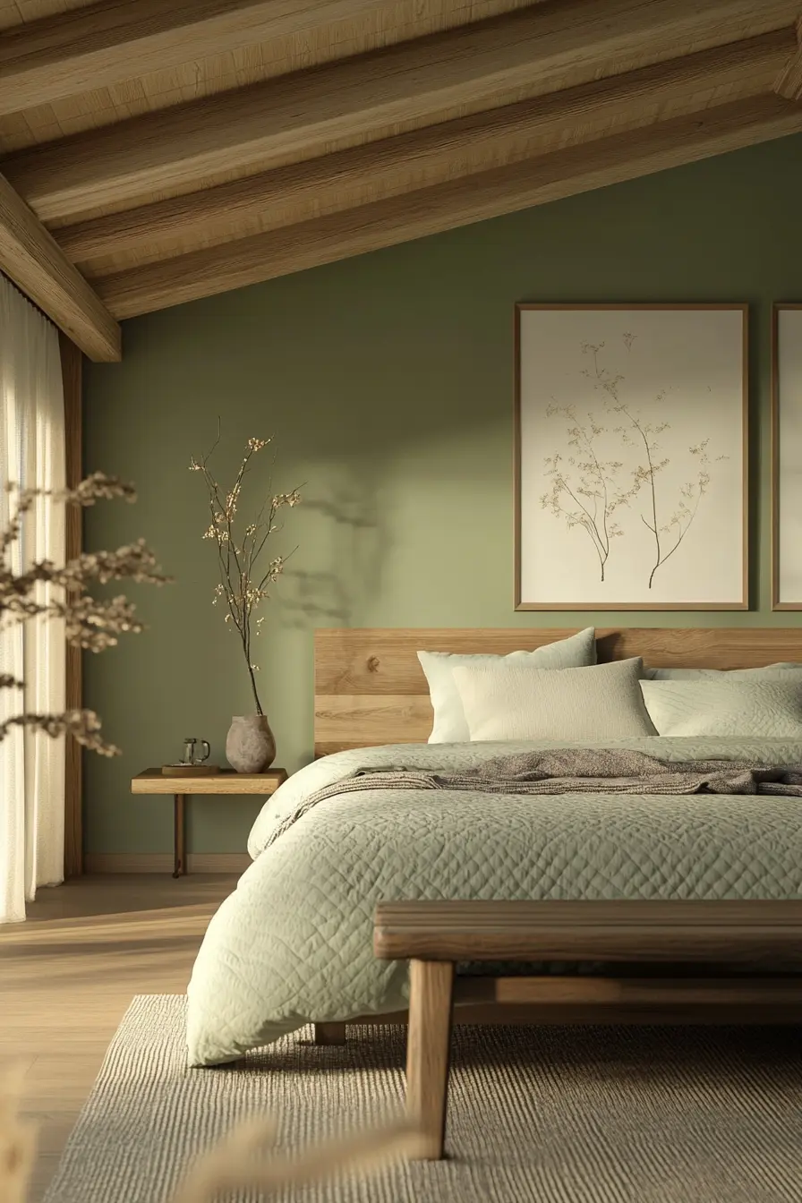 Sage Green Bedroom 93182