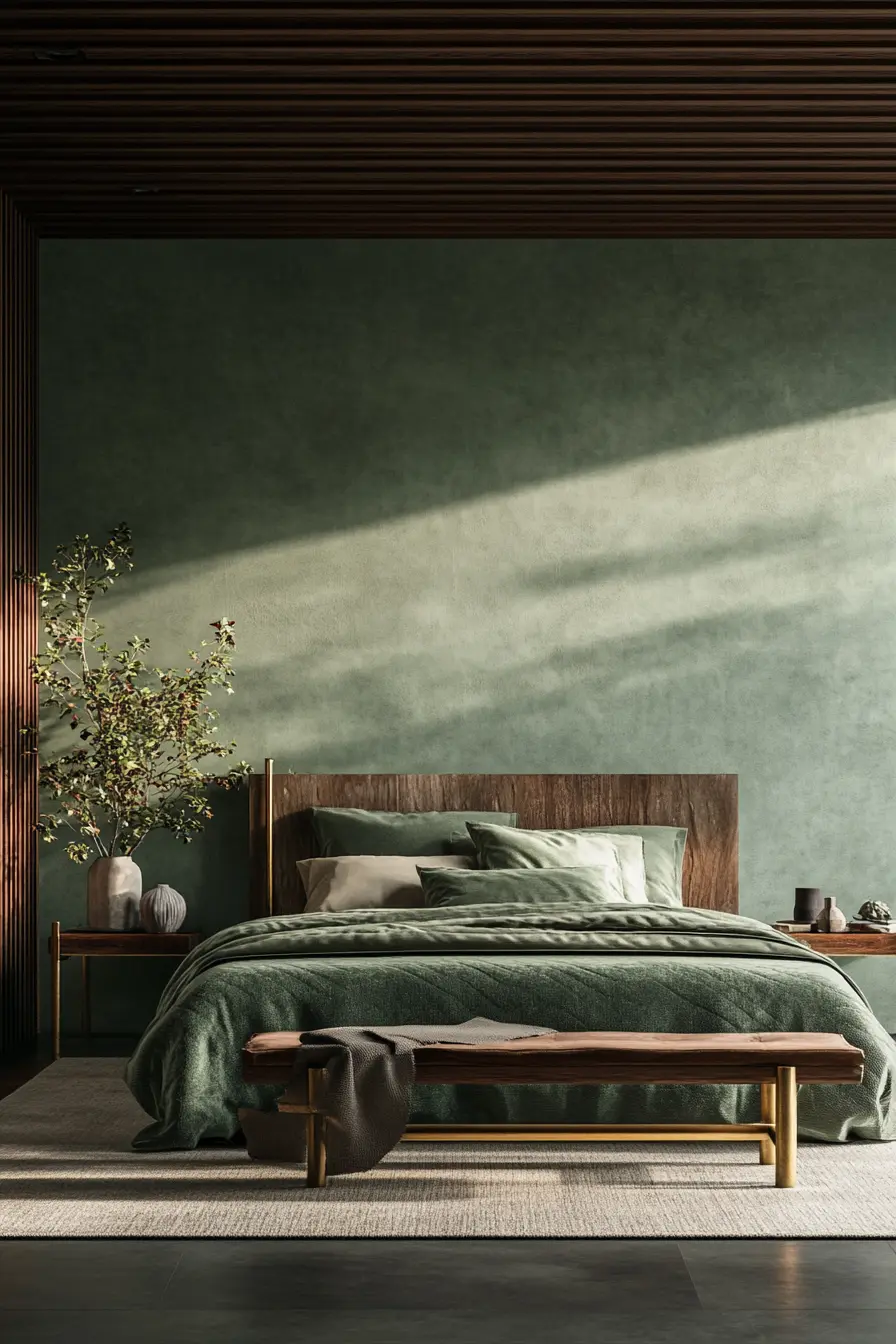 Sage Green Bedroom 98754