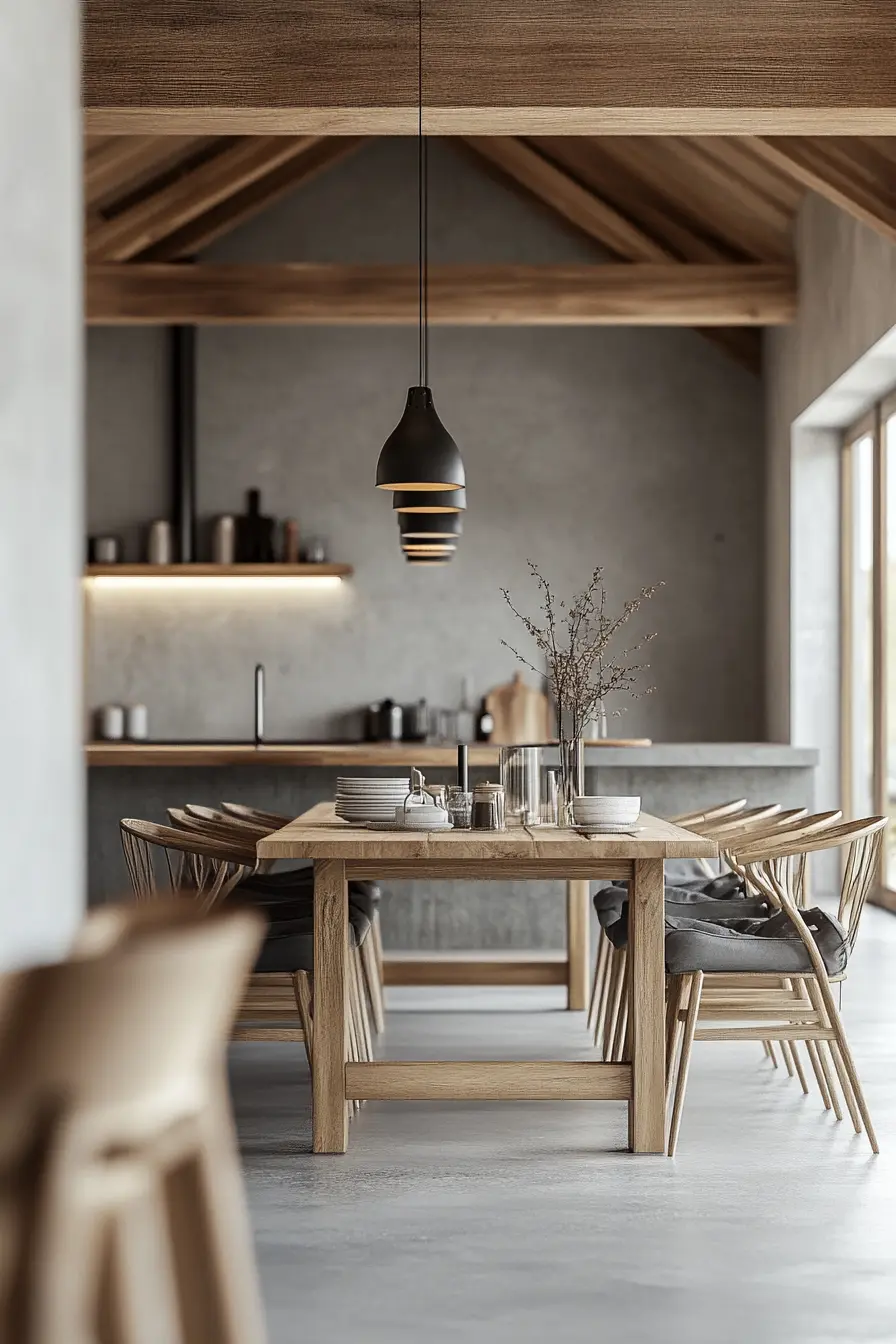 Scandinavian Dining Room 82216